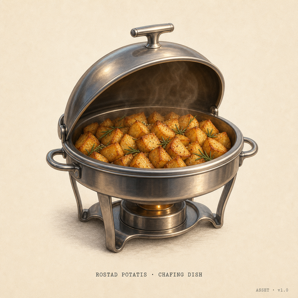 Rostad potatis