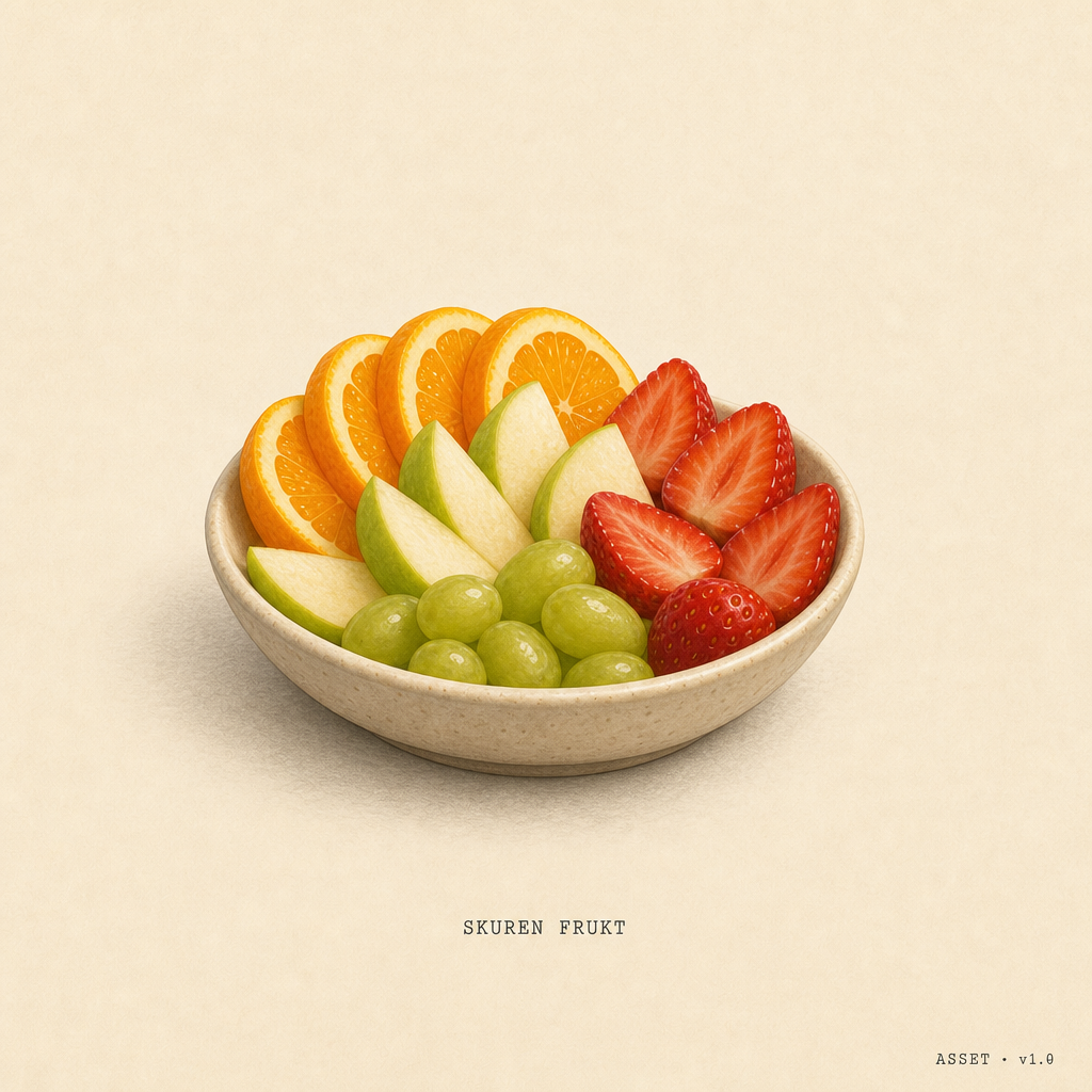 Skuren frukt