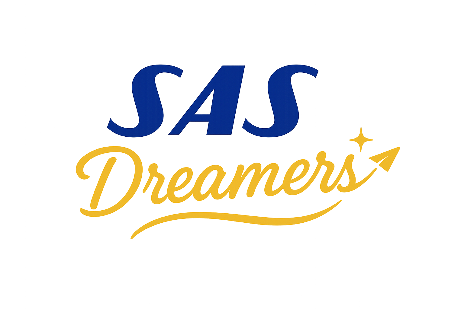 SAS Dreamers logga på transparens